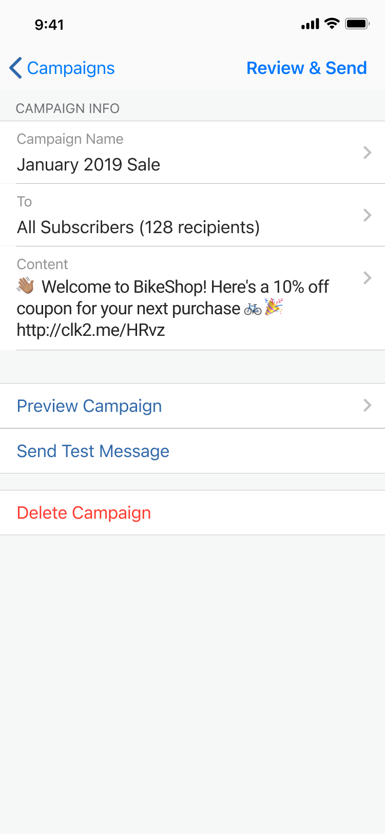 Writing the campaign message
